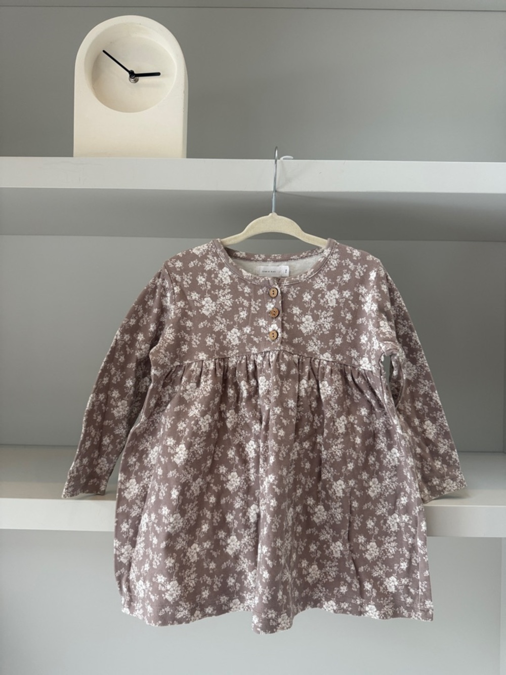 Jamie Kay Mauve Floral Long Sleeve Dress